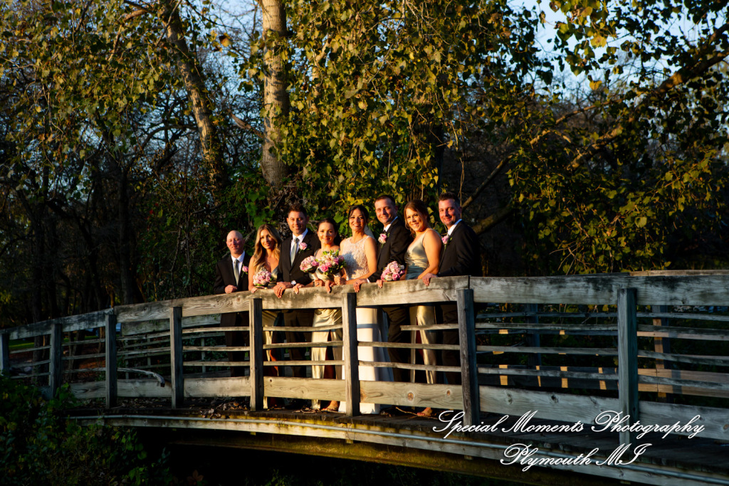 Holly & Jonathan at Stonebridge Golf Course Ann Arbor MI wedding photograph