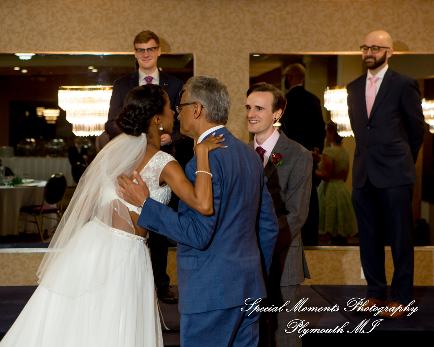 Livia & Clark at Grecian Center Southgate MI wedding photo