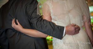 Rebecca & Trevor at Canterbury Castle Lake Orion MI wedding photograph