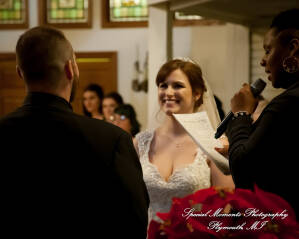 Rebecca & Trevor at Canterbury Castle Lake Orion MI wedding photograph