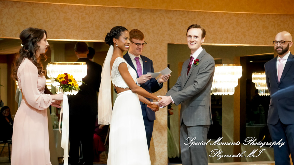 Livia & Clark at Grecian Center Southgate MI wedding photo