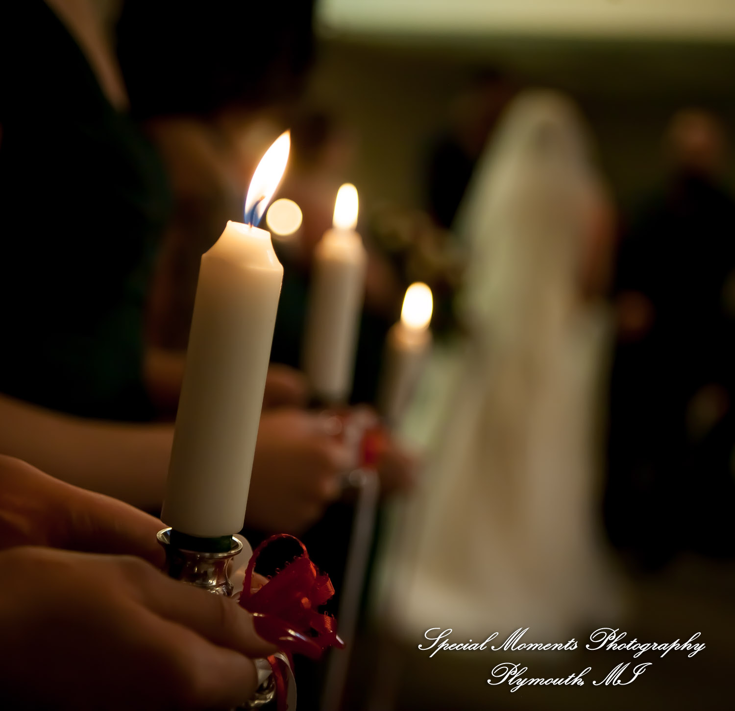 Rebecca & Trevor at Canterbury Castle Lake Orion MI wedding photograph