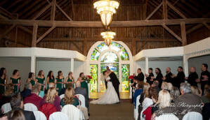 Rebecca & Trevor at Canterbury Castle Lake Orion MI wedding photograph