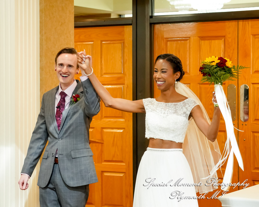 Livia & Clark at Grecian Center Southgate MI wedding photo
