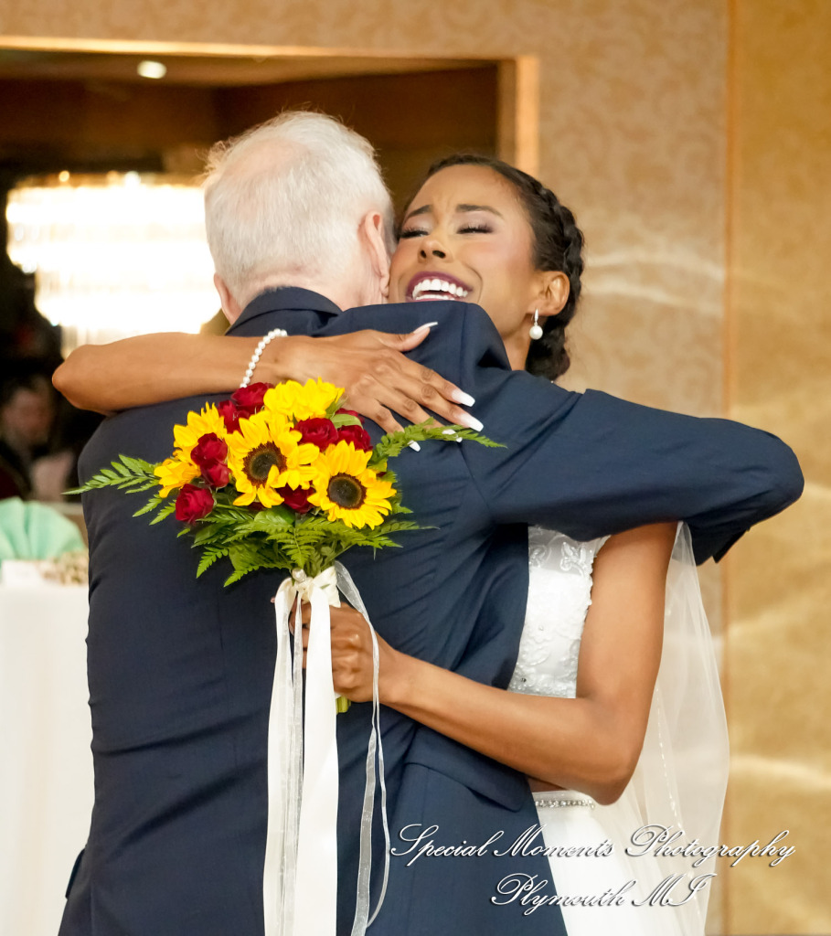Livia & Clark at Grecian Center Southgate MI wedding photo