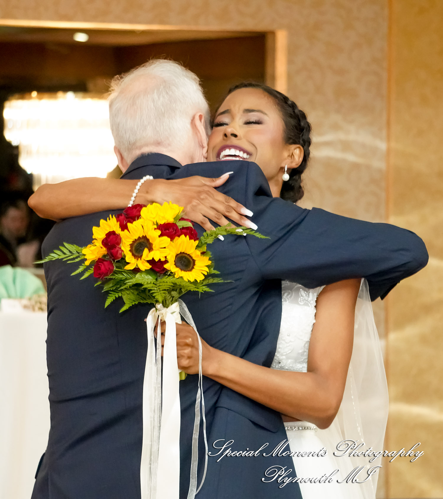 Livia & Clark at Grecian Center Southgate MI wedding photo