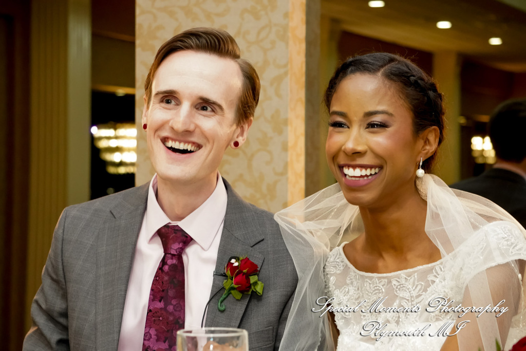 Livia & Clark at Grecian Center Southgate MI wedding photo