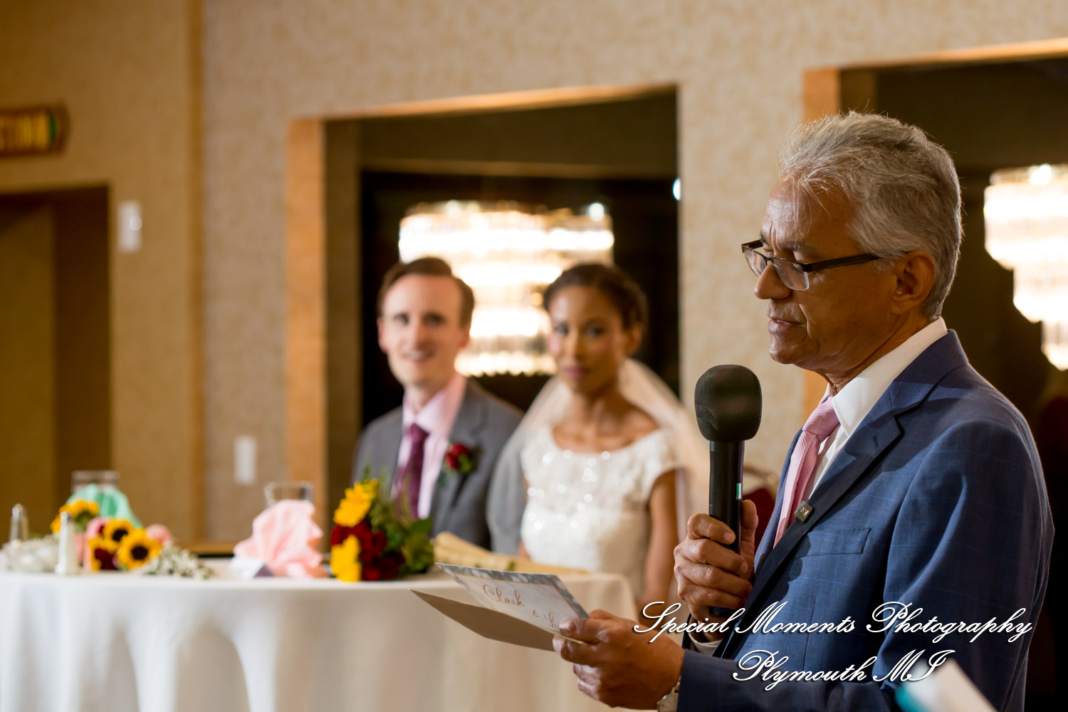 Livia & Clark at Grecian Center Southgate MI wedding photo