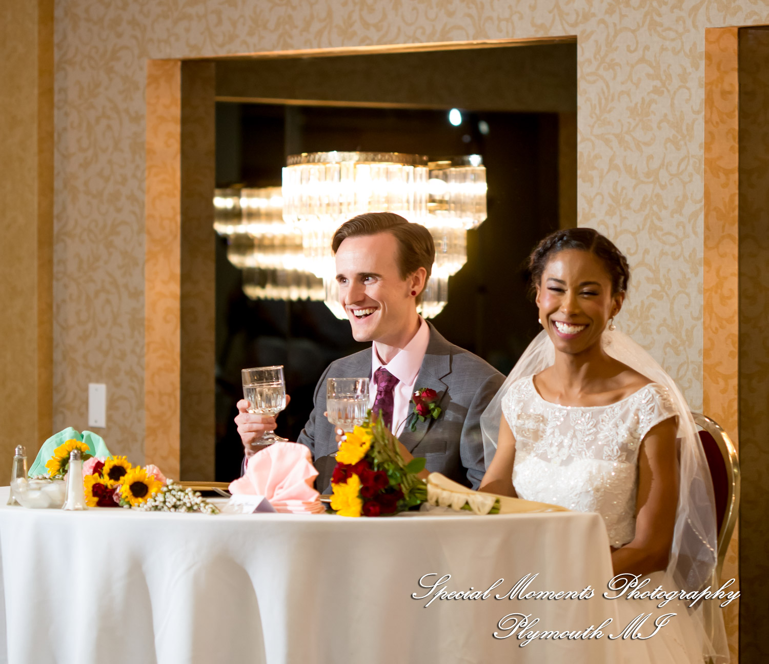 Livia & Clark at Grecian Center Southgate MI wedding photo