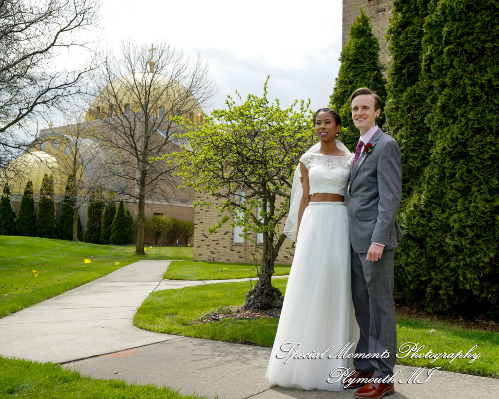Livia & Clark at Grecian Center Southgate MI wedding photo