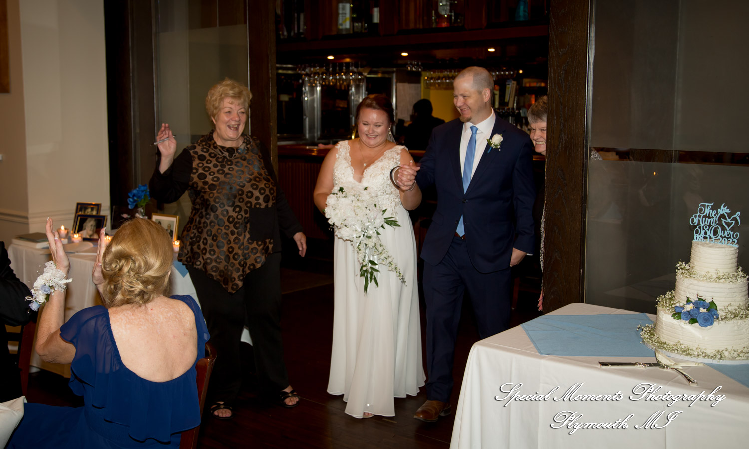 Karen & James at Andiamo Italian Livonia MI wedding photography