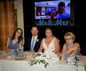 Karen & James at Andiamo Italian Livonia MI wedding photography