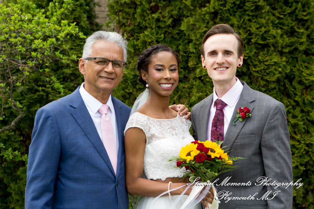Livia & Clark at Grecian Center Southgate MI wedding photo