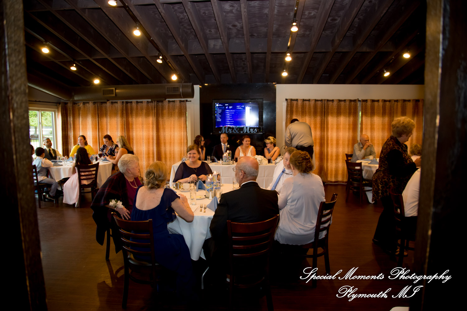 Karen & James at Andiamo Italian Livonia MI wedding photography