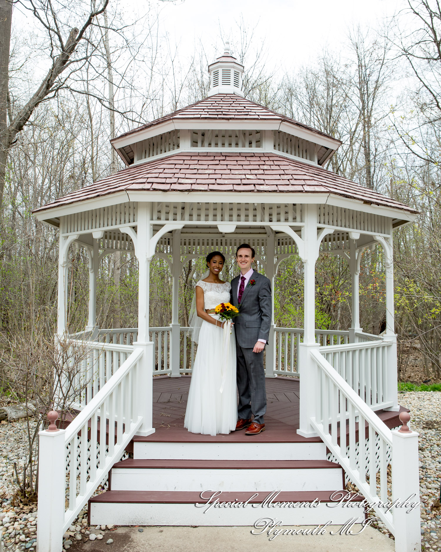 Livia & Clark at Grecian Center Southgate MI wedding photo