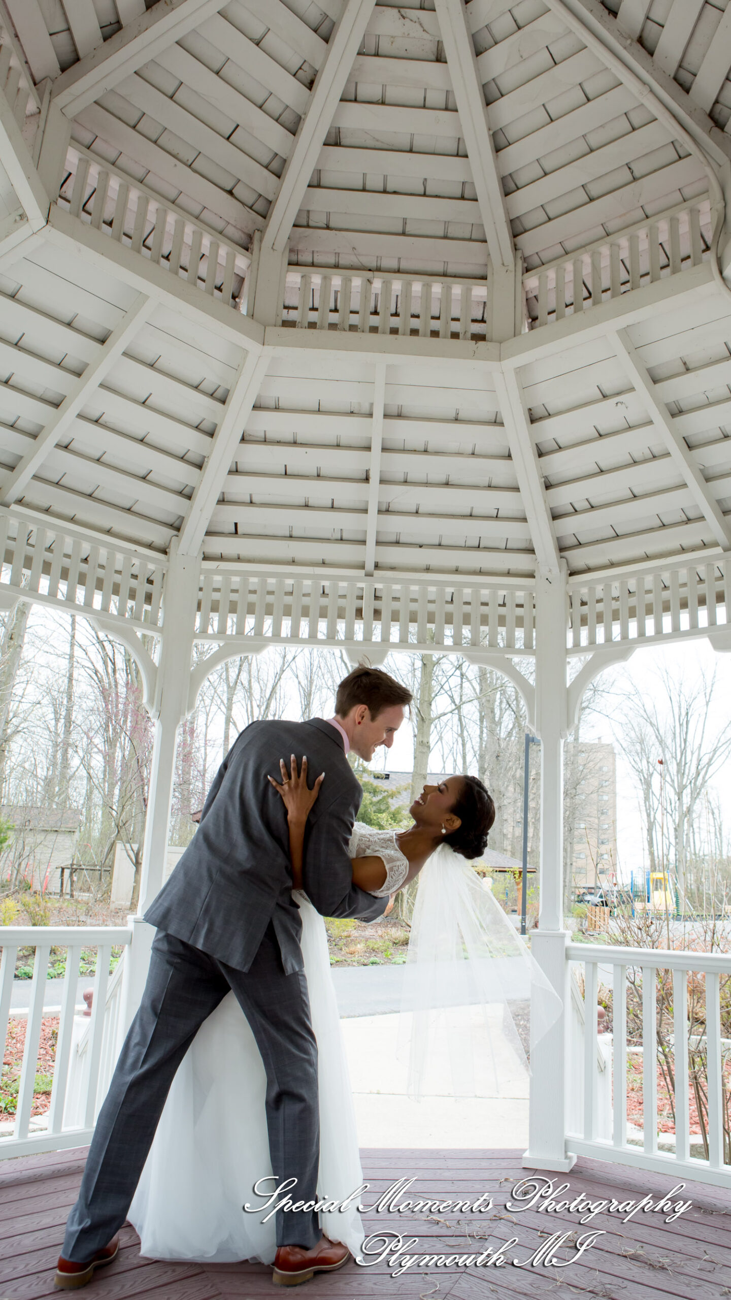 Livia & Clark at Grecian Center Southgate MI wedding photo