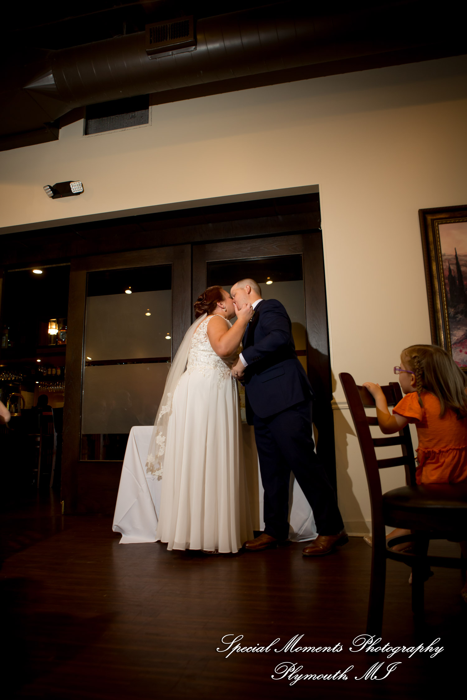 Karen & James at Andiamo Italian Livonia MI wedding photography