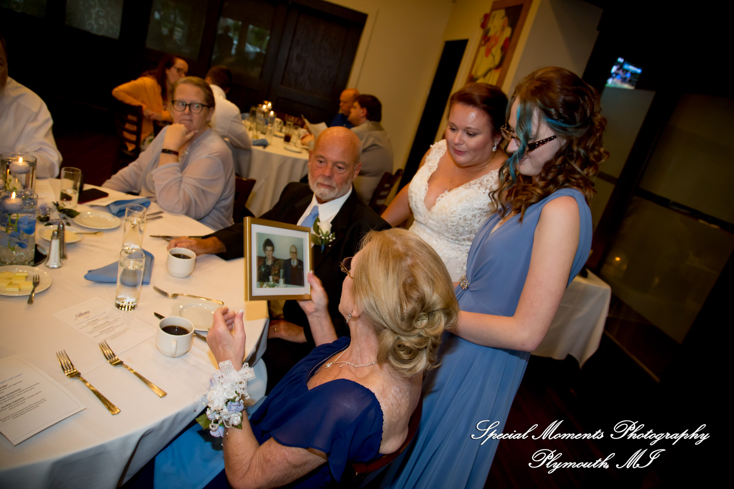 Karen & James at Andiamo Italian Livonia MI wedding photography