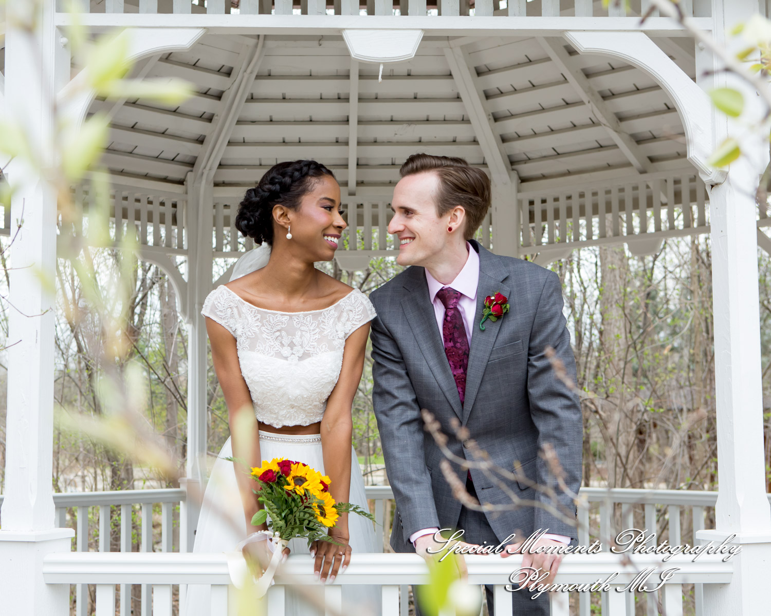 Livia & Clark at Grecian Center Southgate MI wedding photo