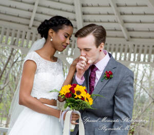 Livia & Clark at Grecian Center Southgate MI wedding photo