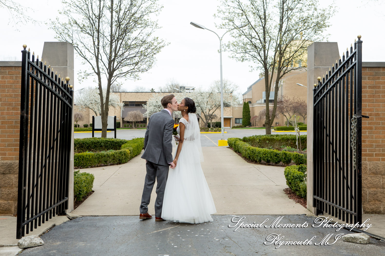 Livia & Clark at Grecian Center Southgate MI wedding photo