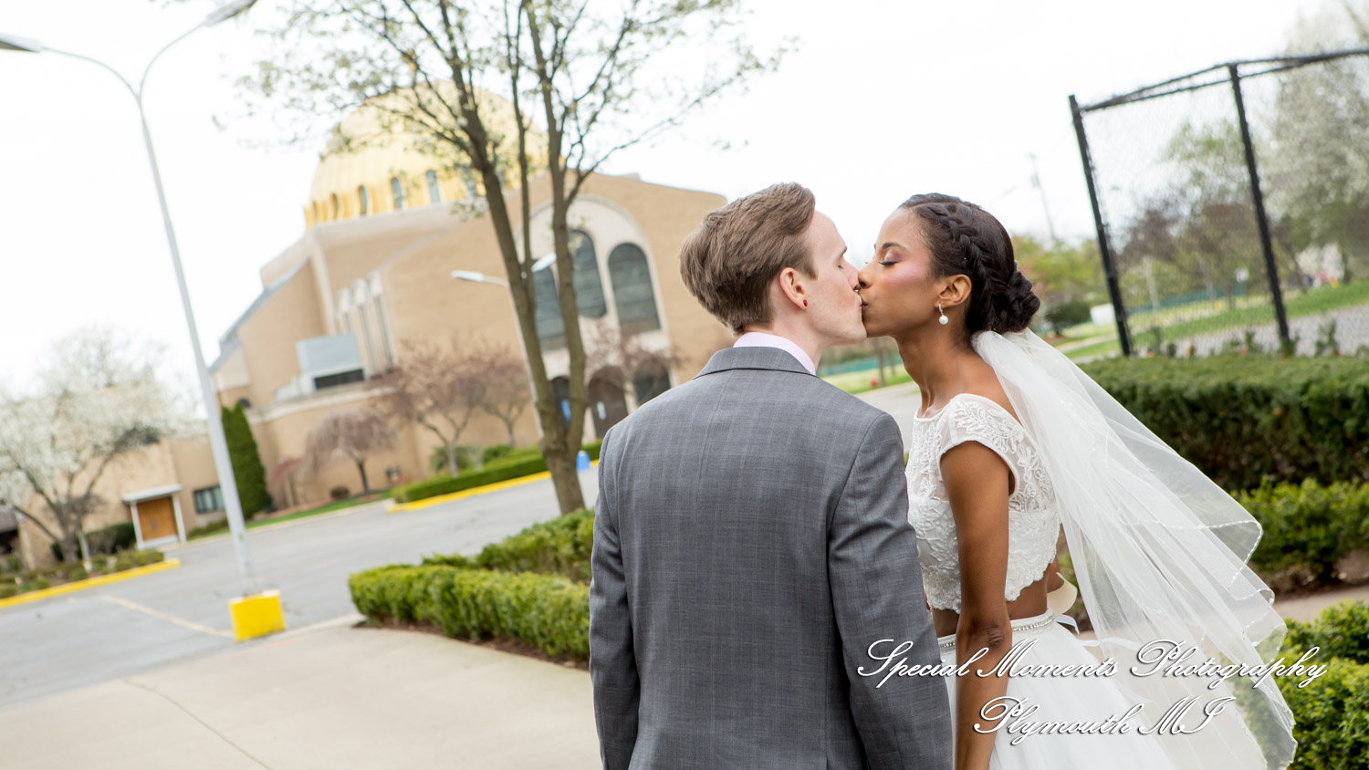 Livia & Clark at Grecian Center Southgate MI wedding photo