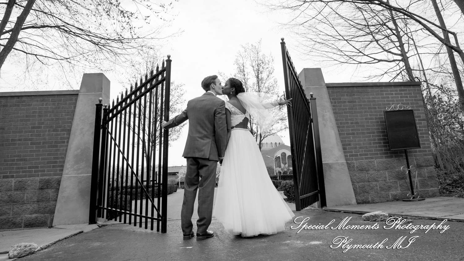 Livia & Clark at Grecian Center Southgate MI wedding photo