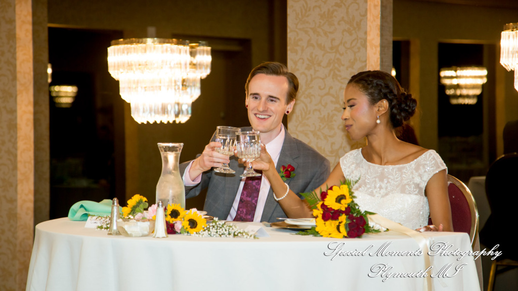 Livia & Clark at Grecian Center Southgate MI wedding photo