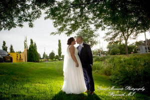 Karen & James at Andiamo Italian Livonia MI wedding photography