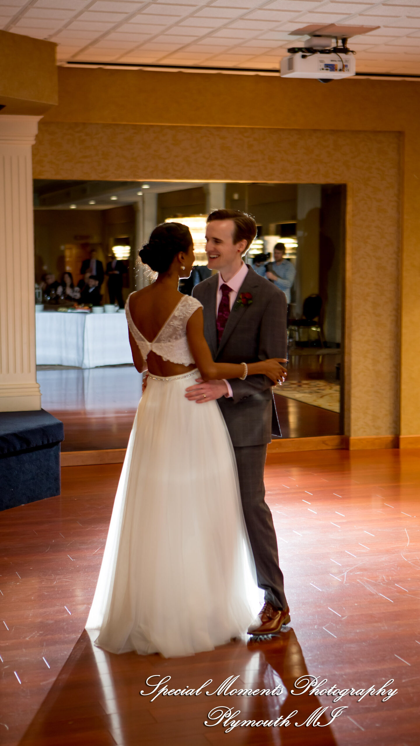 Livia & Clark at Grecian Center Southgate MI wedding photo