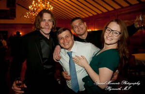 Rebecca & Trevor at Canterbury Castle Lake Orion MI wedding photograph