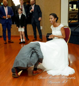 Livia & Clark at Grecian Center Southgate MI wedding photo