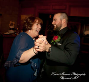 Rebecca & Trevor at Canterbury Castle Lake Orion MI wedding photograph