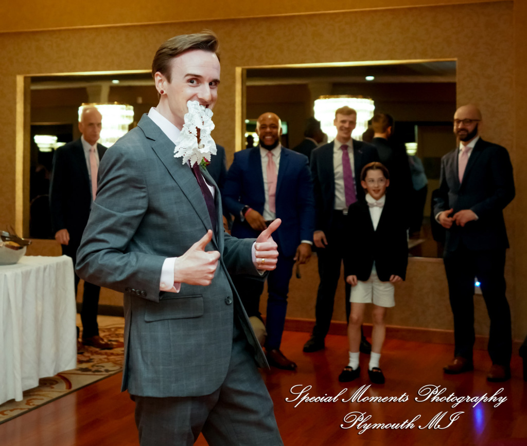 Livia & Clark at Grecian Center Southgate MI wedding photo