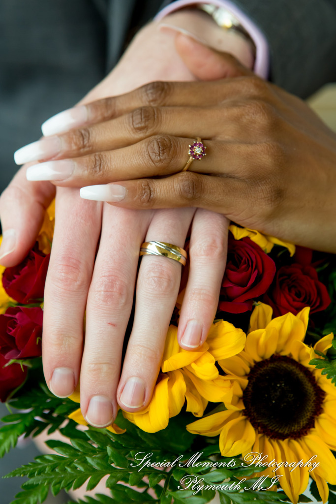 Livia & Clark at Grecian Center Southgate MI wedding photo