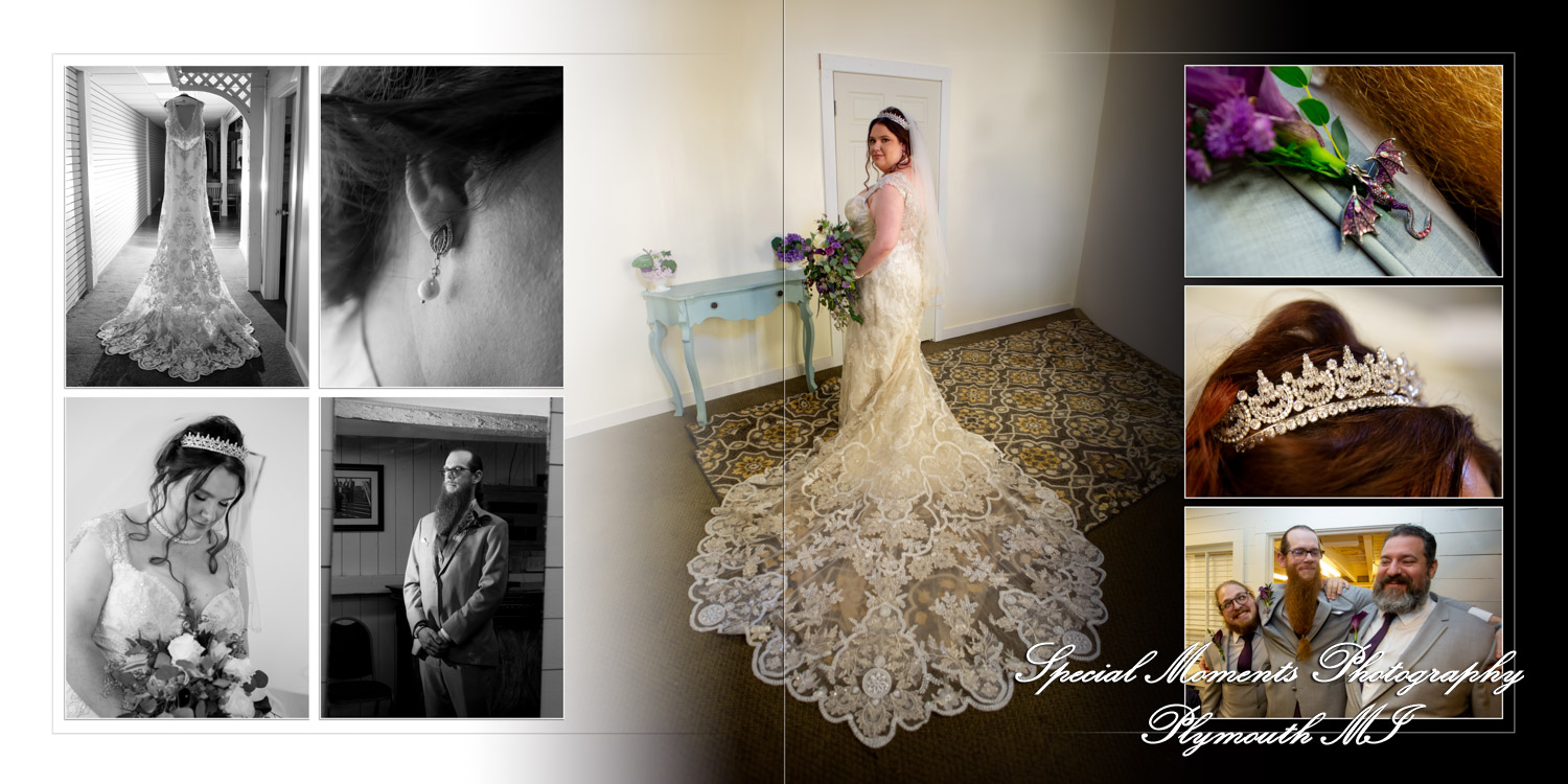 Coffee Table Design - Talia & Adam at Canterbury Castle Lake Orion MI wedding Album Design photography
