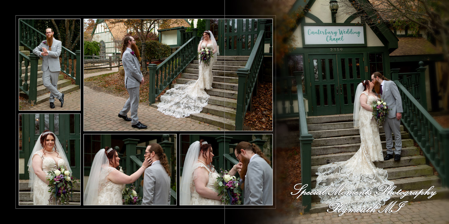Coffee Table Design - Talia & Adam at Canterbury Castle Lake Orion MI wedding Album Design photography