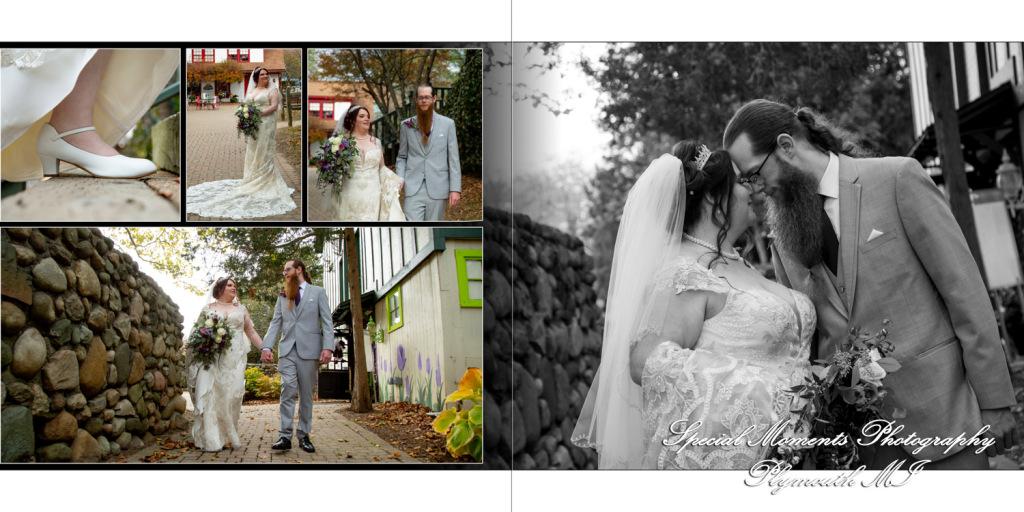 Coffee Table Design - Talia & Adam at Canterbury Castle Lake Orion MI wedding Album Design photography