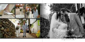 Coffee Table Design - Talia & Adam at Canterbury Castle Lake Orion MI wedding Album Design photography