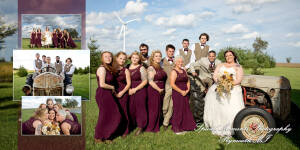 Coffee Table Design - Jake& Katie at their MI Family Farm wedding album photography