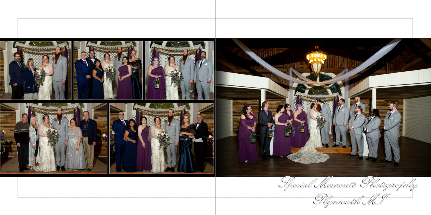 Coffee Table Design - Talia & Adam at Canterbury Castle Lake Orion MI wedding Album Design photography