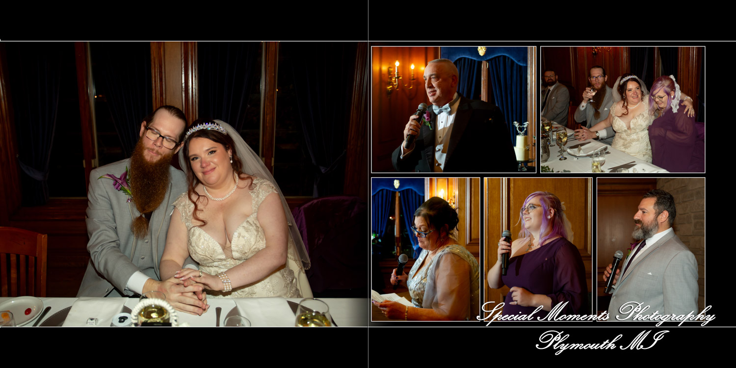 Coffee Table Design - Talia & Adam at Canterbury Castle Lake Orion MI wedding Album Design photography