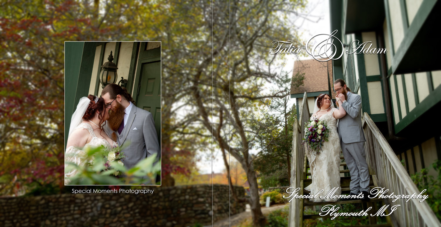 Coffee Table Design - Talia & Adam at Canterbury Castle Lake Orion MI wedding Album Design photography