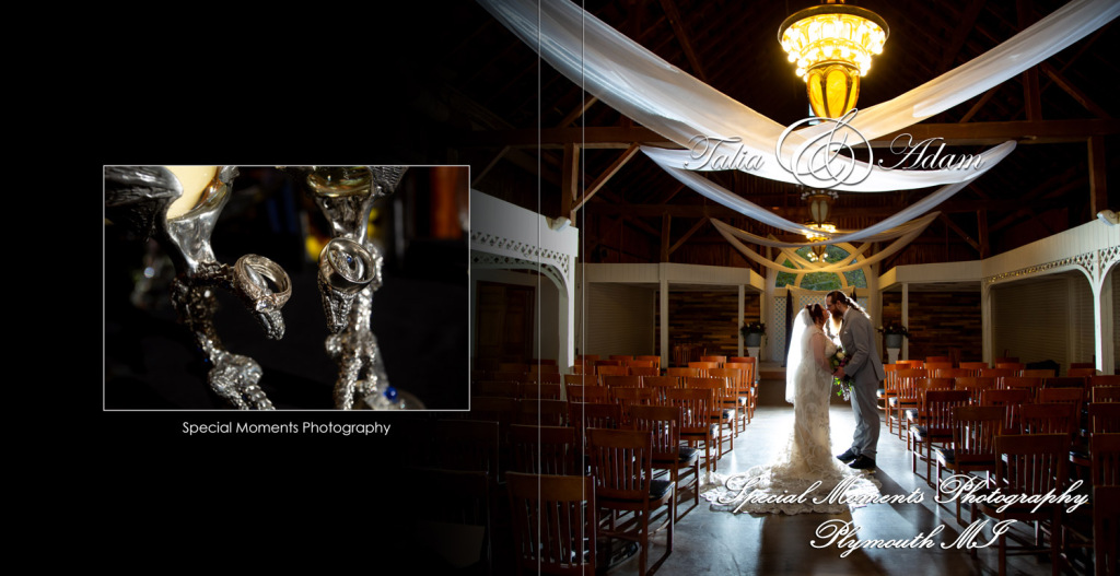 Coffee Table Design - Talia & Adam at Canterbury Castle Lake Orion MI wedding Album Design photography