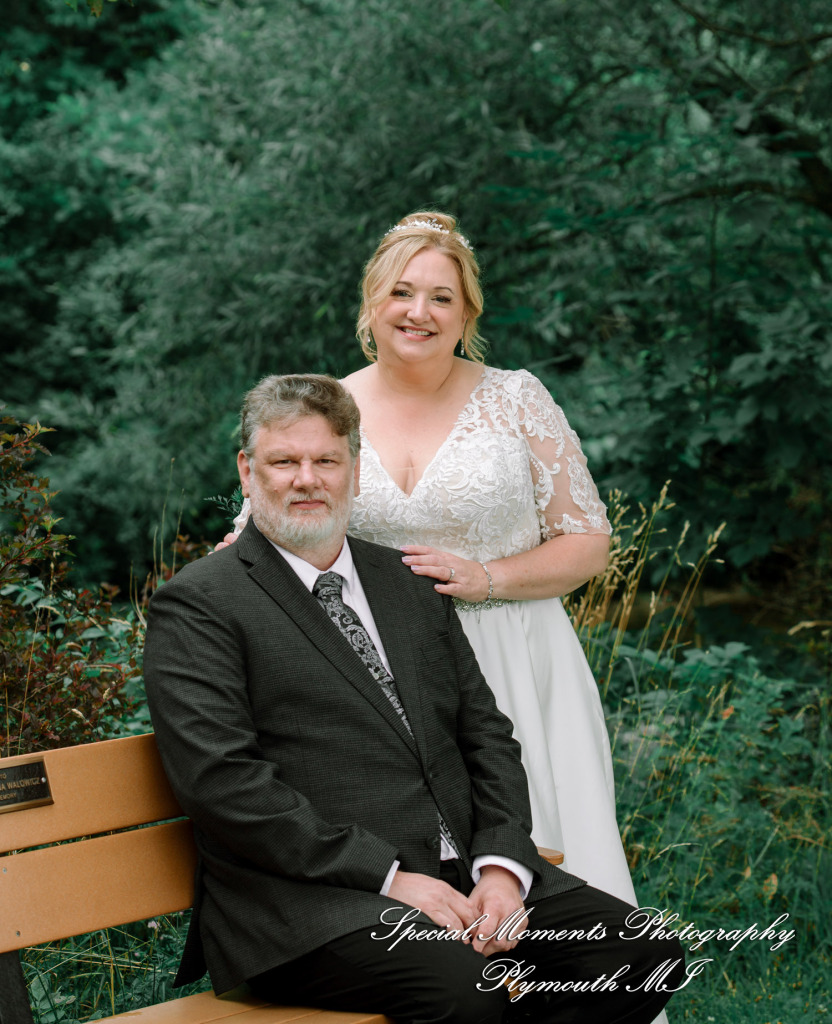 Darcy & Scott at Rochster Municipal Park Rochester MI wedding photo