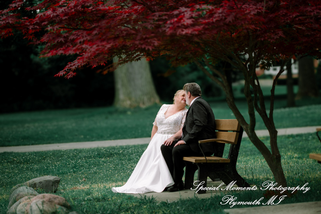 Darcy & Scott at Rochster Municipal Park Rochester MI wedding photo