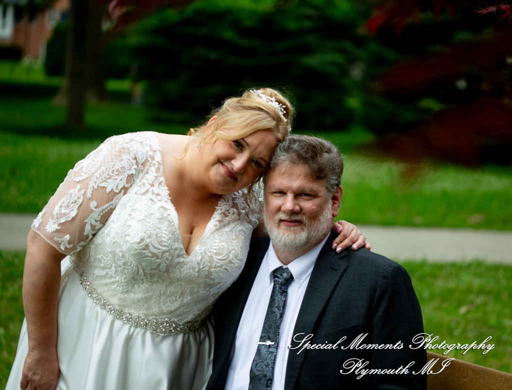 Darcy & Scott at Rochster Municipal Park Rochester MI wedding photo