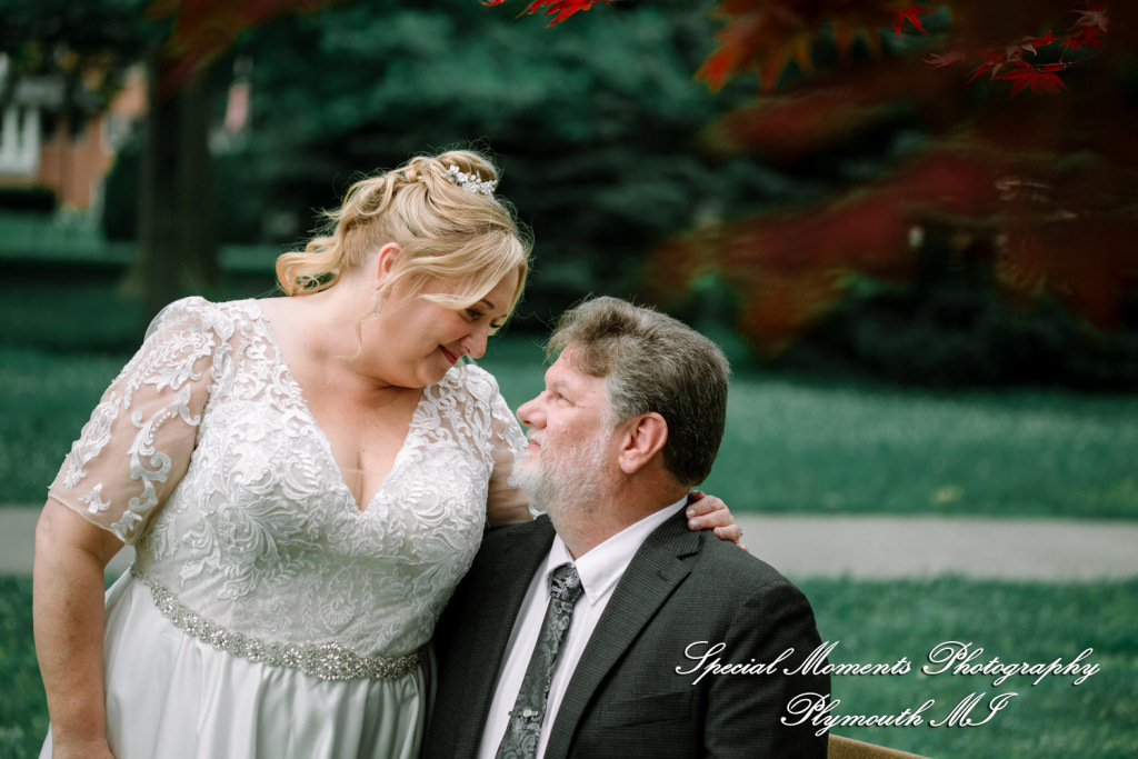 Darcy & Scott at Rochster Municipal Park Rochester MI wedding photo