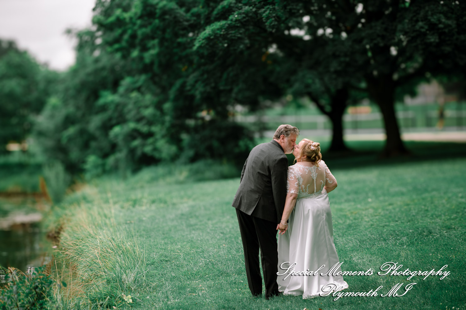Darcy & Scott at Rochster Municipal Park Rochester MI wedding photo