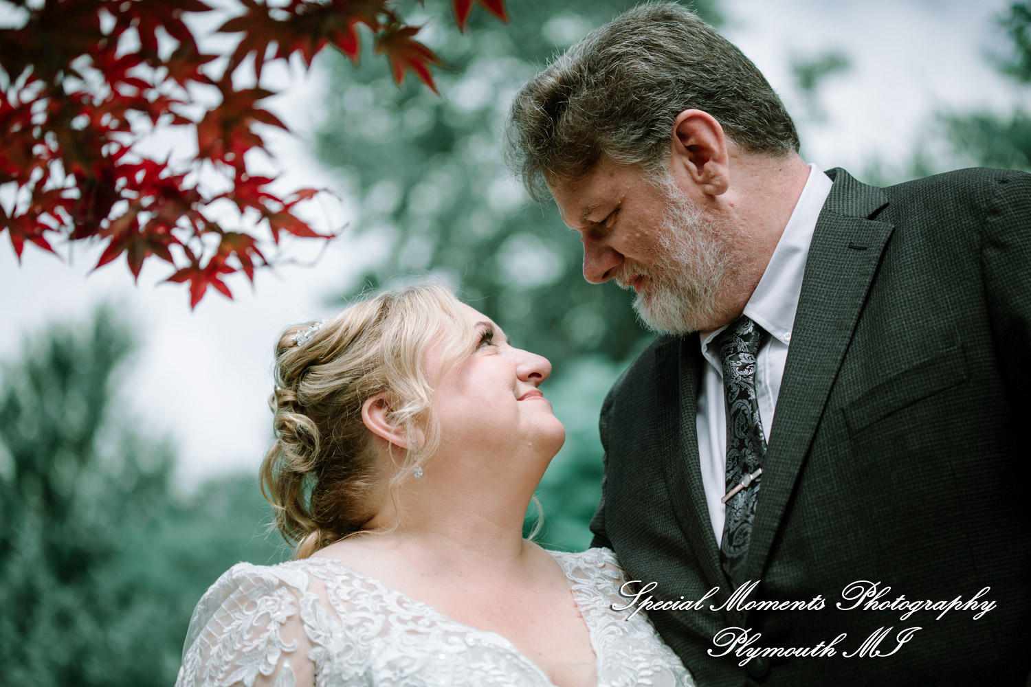 Darcy & Scott at Rochster Municipal Park Rochester MI wedding photo